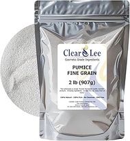 ClearLee Cosmetic Grade Pumice - 100% Pure Natural Grain/Powder - Great For Skin Exfoliation in DIY