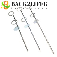 BACK2LIFEK Fishing Rod Support Portable Tackle Rod Rest Stand Stainless Steel Insert Ground 30/40/50
