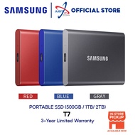 Samsung T7 Basic SSD Portable PORTABLE SSD / EXTERNAL SSD - Blue / Red / Grey ( 500GB / 1TB / 2TB / 