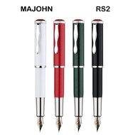 MAJOHN RS2 Fountain Pen Portable Pocket Sized 100mm 5# Iridium Nib for Students Office School Suppli