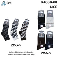 NICE Men's Socks 2153-9 Checkered Pattern Casual Socks/
