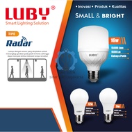 CAHAYA LUBY MOTION SENSOR LAMP RADAR TYPE 9 12 16 WATT LED BULB MOTION SENSOR RADAR WHITE LIGHT