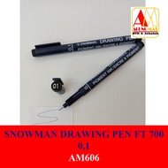 Snowman DRAWING PEN FT 700 0.1
