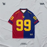 FORCEFIT Jersey Number 99 Jersey Dryfit Brazil Jersey Streetwear Oversize