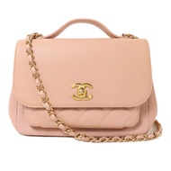 CHANEL 牛皮皮革Business Affinity Medium鏈帶手挽肩背兩用袋