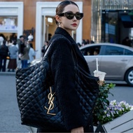 Saint Laurent YSL Icare Maxi YSL Icare Maxi Woods Diamond Quilted tote Triangle Bag Child Mother Bag