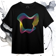 3DimensionWear - Original Premium Distro T-Shirt 3D Iridescent Flow Form - DM1351