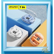 Awei T86 ENC Noise Cancelling Earphone Bluetooth Wireless Earbud