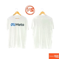 Latest Facebook Logo T-Shirt Meta Shirt Distro Men Women T Shirt Custom Full Print Original
