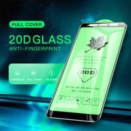 20D Full Cover Glue Tempered Glass Samsung Galaxy S20 FE Note 10 Lite A7 A6 A8 J4 J6 J8 Plus 2018 Sc