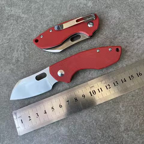 Ultra-light portable Folding knife Outdoor Knife 8cr13mov Steel blade material G10 handle Pocket kni