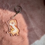 小水獺去旅遊可愛壓克力鑰匙圈吊飾