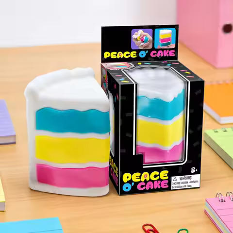 Hot NeeDoh Peace Cake Squeeze Pinch Music Sensory Squeeze Stress Relief Office Stress Relief