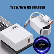 120W/67W Charger US Plug Fast Turbo Charge Adapter For Mi Mix 4 12T 12 12S 13 Redmi K50 K60 Pro Black Shark 4s 5 Pro 5 RS
