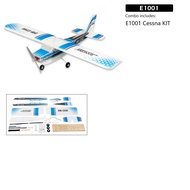 Dancing Wings Hobby | เครื่องบินรุ่น Cessna ปีกสูง โฟม EPP สำหรับควบคุมระยะไกล