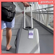 goodluck|  Cruise Luggage Tag Holder Luggage Tag Holder with Stainless Steel Ring 5pcs Waterproof Lu