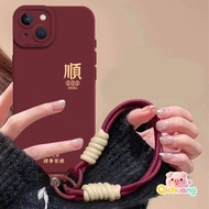 Lucky Fa Cai Cases With Lanyard For Samsung Galaxy M53 M33 M23 F23 F52 Note 10 Plus 10 Lite 9 8 J8 J