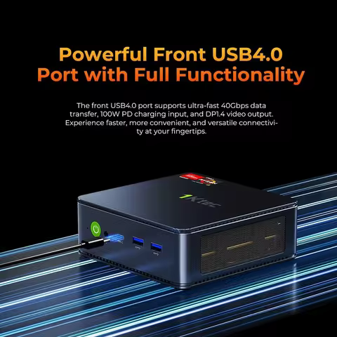 GMKtec K6 M6 Gaming Mini PC Ultra AMD Ryzen 7 7840HS 5 7640HS 6600H USB4 2*2.5G NUC 2*DDR5 Desktop C