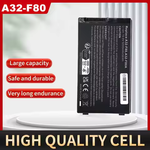 A32-F80 Laptop Battery For ASUS F80 F80Cr f80l F80q F80s F81 F81Se F81E F83E F83 F83Cr F83Se F83T X6