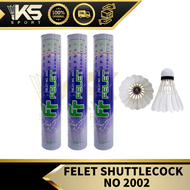 FELET 2002 Badminton Shuttlecock Bola Bulu Tangkis [100% Authentic]