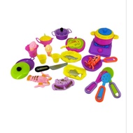 Mainan Masak Masak Budak Perempuan Pretend Play Toys Kitchen Cooking Set mainan masak budak Perempua