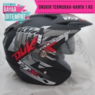 7.7 HELM MOTOR SNI - Helm 2 kaca double visor BXP DUKE Kualitas Setara Helm KYT Pria Dewasa GM WTO M