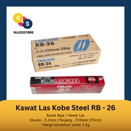 KAWAT LAS KOBE STEEL RB - 26 / KAWAT LAS LISTRIK / WELDING ELECTRODES