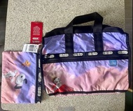 LeSportsac MEDIUM WEEKENDER SNOOPY OVER PARIS 史諾比休閒袋