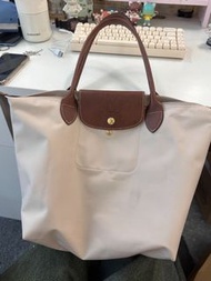 Longchamp Tote bag 大號 米白色