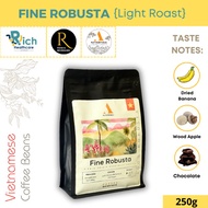 [Coffee Beans] Authentique Specilaity Fine Robusta 100% (Light Roast) (Vietnam Coffee Beans) 250g กา