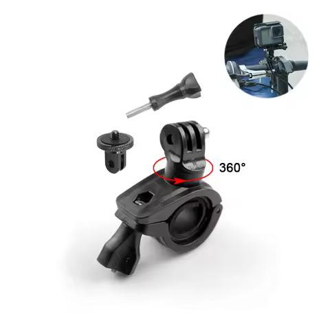 Motorcycle Bike Handlebar Mount Holder for GoPro 13 12 11 10 9 8 Insta 360 Go Ultra for DJI Osmo Nan