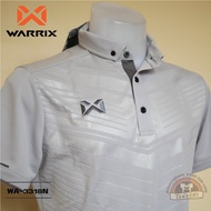 WARRIX เสื้อโปโล WA-3318N สีเทาอ่อน EE วาริกซ์ วอริกซ์ ของแท้ 100%