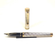長益鋼筆 西華sheaffer targa 1090 Fred Force 10鍍鈀電纜圖案18K金筆尖鋼筆原子筆套裝