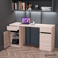 Rina Hey โต๊ะทำงานพร้อมที่ชาร์จUSB+ปลั๊กไฟ รุ่น OWEN-C PLUS