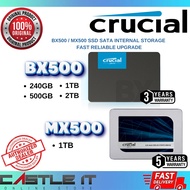 Crucial BX500 / MX500 240GB 500GB 1TB 2TB SSD Sata Internal Storage Fast Reliable Upgrade
