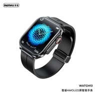 REMAX Watch 13 Chirei Series Amoled Display Smart Watch - Black