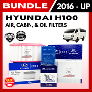 BUNDLE SALE! AIR CABIN & OIL FILTERS for HYUNDAI H100 (2016-UP) (28113-4F000/97133-4F200/26300-42040