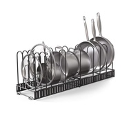 擴展伸縮折疊鍋架砧板鍋蓋烤盤多層儲物收納架Pot Organizer Rack