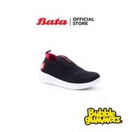 Bata บาจา ยี่ห้อ Bubble Gummers รองเท้าผ้าใบ สนีคเคอร์ รองเท้าใส่เล่นกีฬา ใส่ลำลอง สำหรับเด็กผู้ชาย รุ่น Flex4u สีดำ 3596540