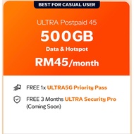 UMOBILE ULTRA POSTPAID 45 (500GB)