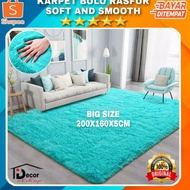 PRICE Large fur carpet 200x160x5cm