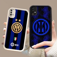 DK-66 Inter Milan Silicone Casing black and white for Xiaomi Redmi Note poco 11S 9T 11T 11 SE X7Pro 