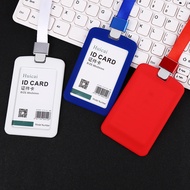 Silicone ID card holder, badge holder, work ID card holder, employee badge, work badge, factory badg