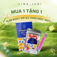 ( HÀNG CHÍNH HÃNG ) GIẢM CÂN THẢO DƯỢC SLIM BODY VIP X3 30 viên tặng 30 viên siêt (hàng bao chuẩn )