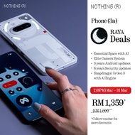 [Hot] Nothing Phone (3a) | Essential Space | 50MP Main Camera, 50MP Telephoto | Snapdragon 7S Gen 3