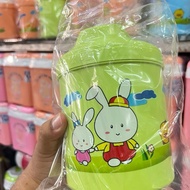 Thermos@ bekas air 1liter cartoon ada penutup straw atas