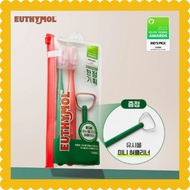 [EUTHYMOL] Regular Toothbrush 2P + Mini Tongue Cleaner