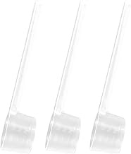 XPEX Pack of 3 5 g Measuring Spoons, Transparent Dosing Spoon with Scale Scales, Measuring Spoon Gra