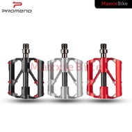 PROMEND R87C PEDAL SEPEDA ROADBIKE MTB 3 SEALED BEARING ULTRALIGHT FLAT WIDE PEDALS CARBON AXIS TUBE