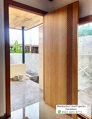 pintu kamar kayu jati perhutani / pintu jati / kusen pintu jati